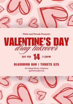 Drag Takeover - Valentine's Day